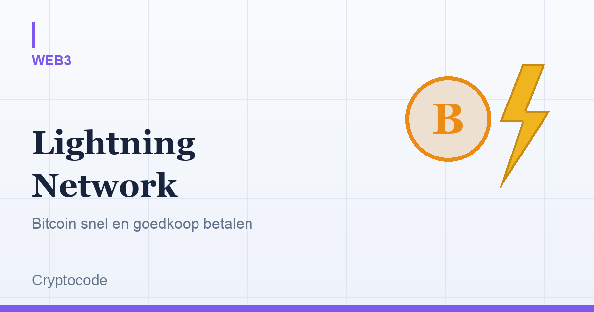 Artikelafbeelding voor: Bitcoin Lightning Network uitgelegd: snel en goedkoop betalen