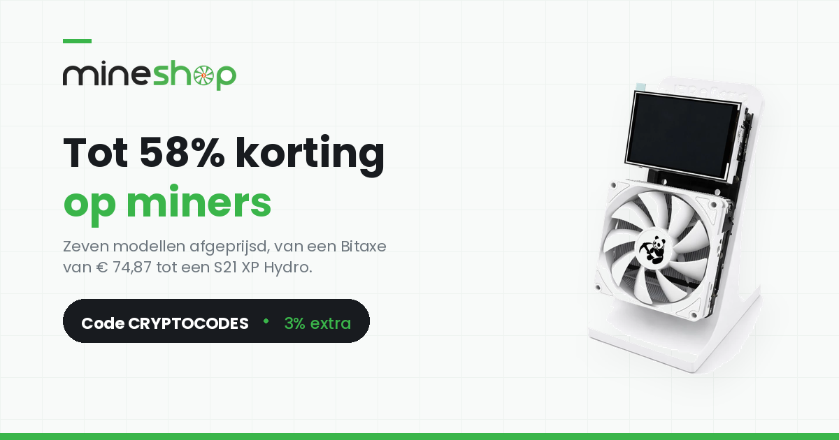 Image d'article pour: MineShop : jusqu’à 58 % de réduction avec CRYPTOCODES