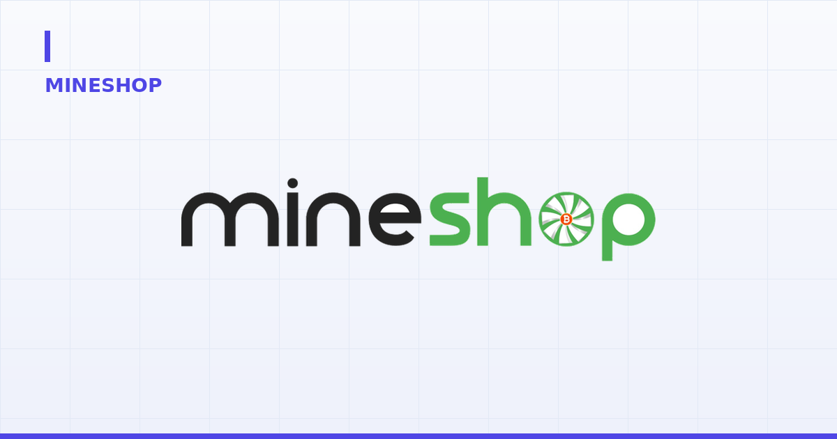 Image d'article pour: Acheter un ASIC chez MineShop : prix et consommation