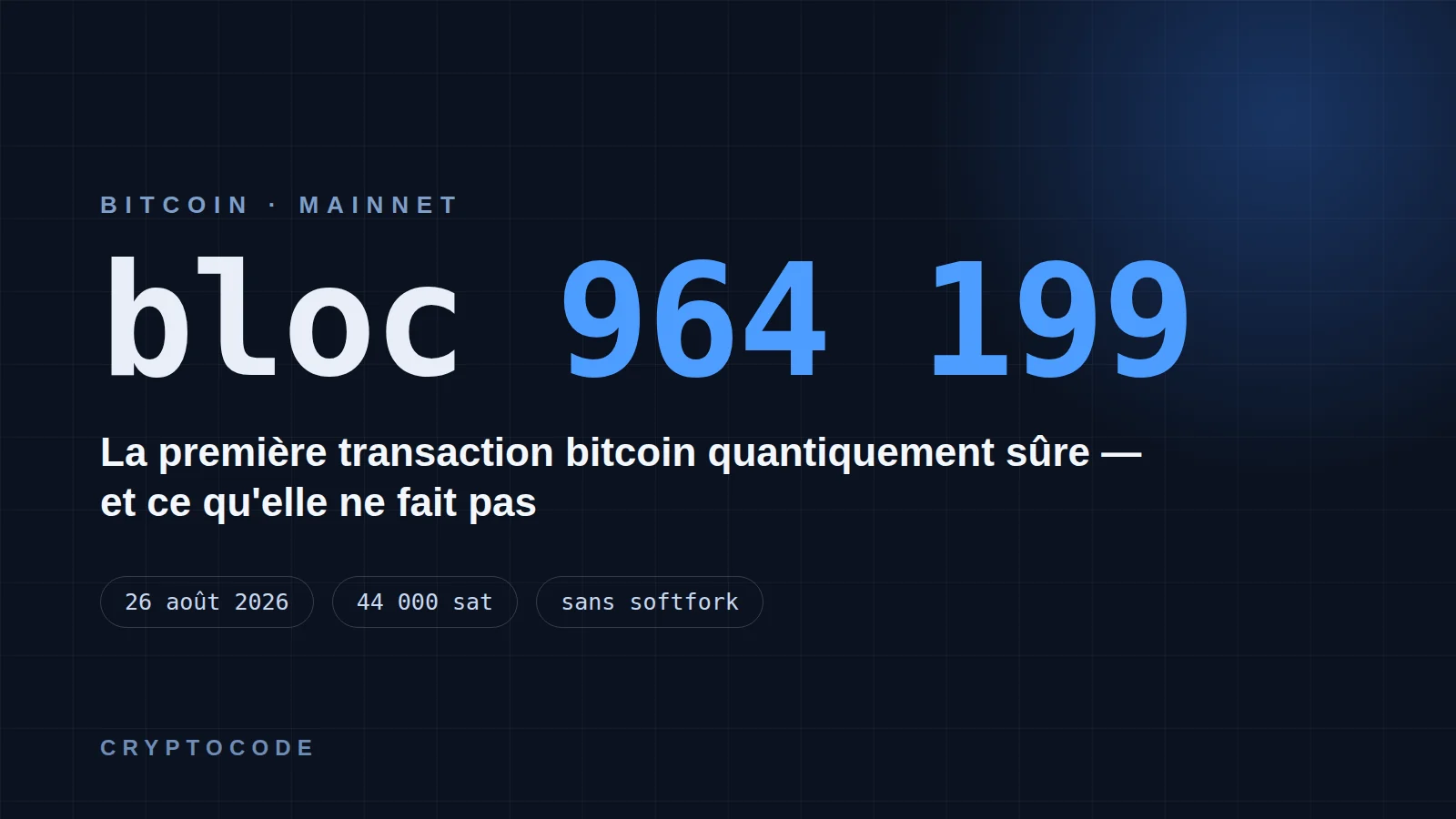 Image d'article pour: Transaction bitcoin quantum-safe : ce qu’elle fait ou non