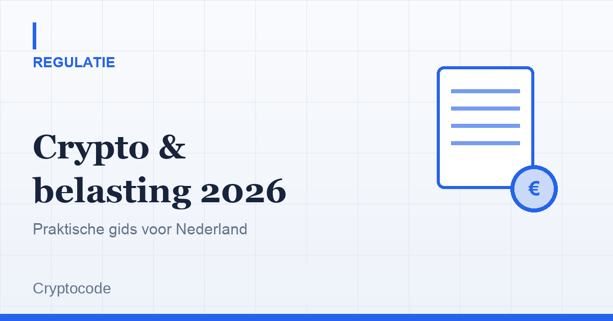 Artikelafbeelding voor: Crypto en belasting in Nederland: praktische gids voor 2026
