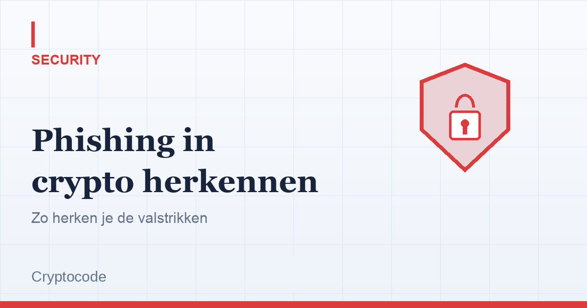 Artikelafbeelding voor: Phishing in crypto: zo herken je de meest voorkomende valstrikken